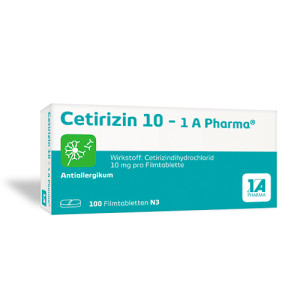 CETIRIZIN 10 1A Pharma Filmtabletten