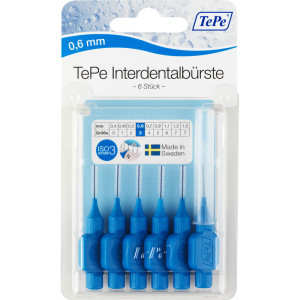 TEPE Interdentalbürste 0,6mm blau