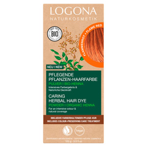 PFLANZEN-HAARFARBE Pulver Flammenrot