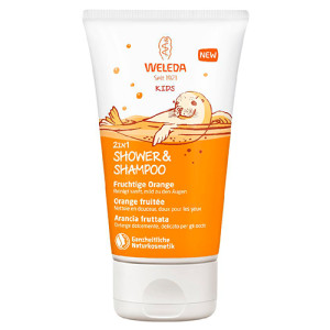 WELEDA Kids 2in1 Shower & Shampoo fruchtige Orange