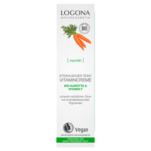 LOGONA NOURISH strahl.Teint Vit.Cr.Bio-Karo.+Vit.F