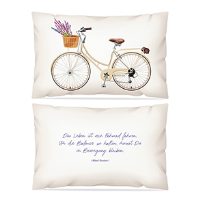 LAVENDELKISSEN 21x26 cm Fahrrad