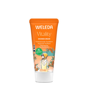 WELEDA Vitality Shower Cream Sanddorn vitalisier.